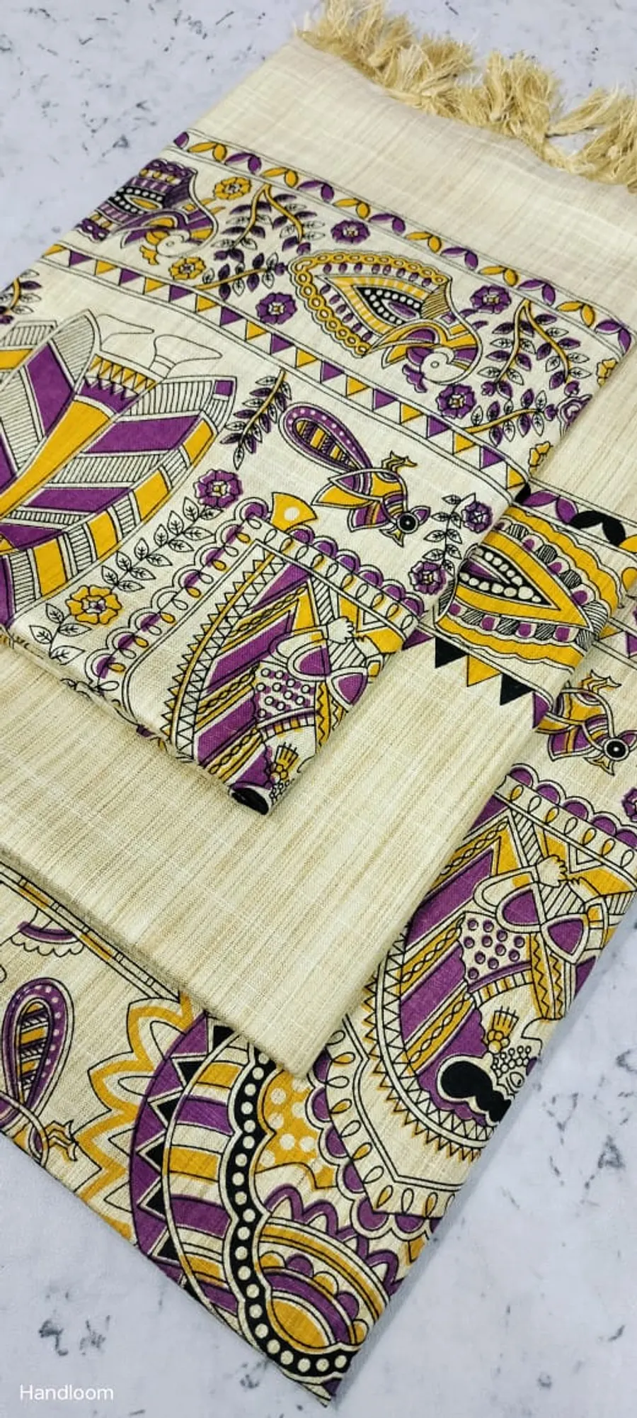 Exclusive Collection – Khadi Cotton Dupion Dress Material